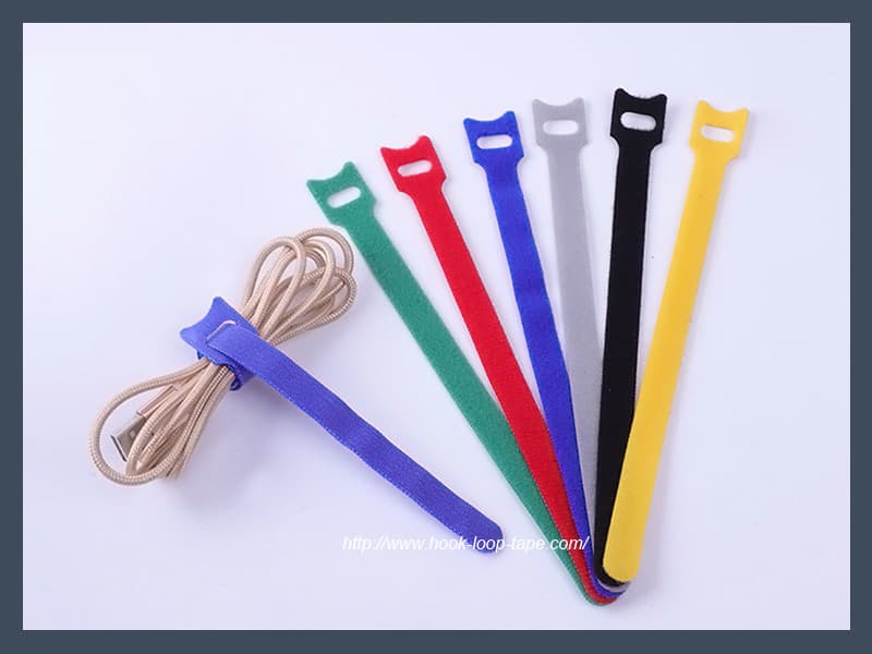 T type self_adhesion left hand thread cable tie_ velcro